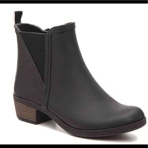 Lucky Brand Black Rain Booties